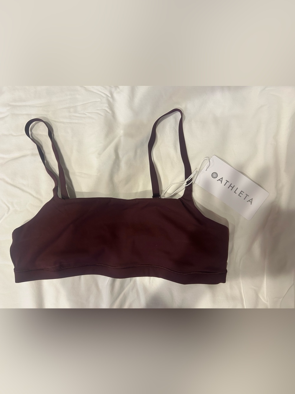 Athleta Burgundy Stretch Everyday Bralette